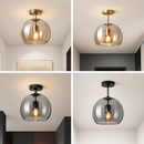 Plafonnier LED en verre minimaliste moderne
