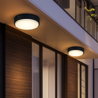 plafonnier led extérieur moderne étanche rond montage en surface
