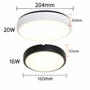 plafonnier led extérieur moderne étanche rond montage en surface