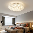 plafonnier led fleur romantique avec télécommande gradation pvc