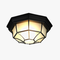 plafonnier led imperméable extérieur design rétro moderne et simple
