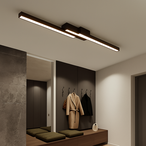 plafonnier led intérieur nordique maison moderne - vue 2 sur 16