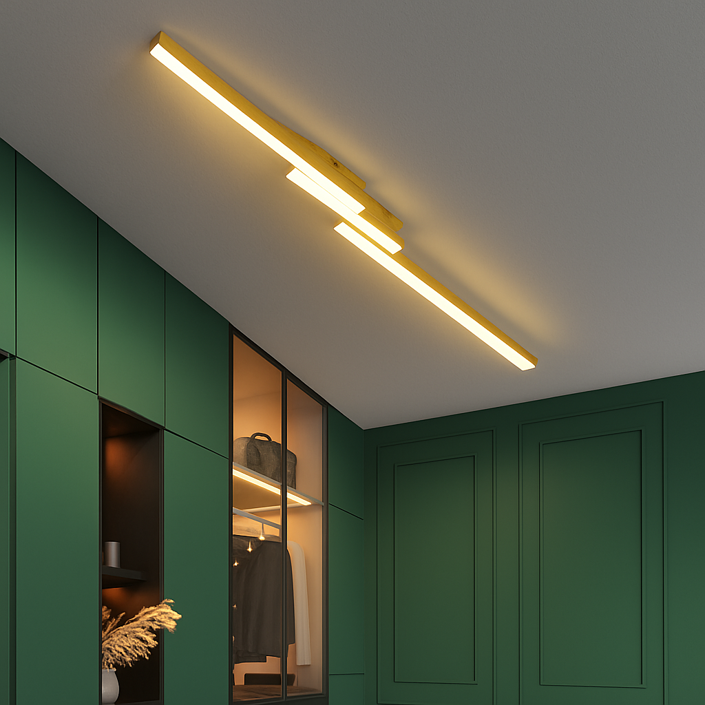 plafonnier led intérieur nordique maison moderne - vue 3 sur 16
