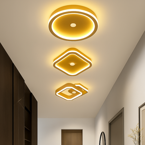 plafonnier led intelligent avec capteur de mouvement pir - vue 4 sur 16