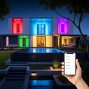 plafonnier led intelligent tuya zigbee avec commande vocale et application