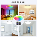 plafonnier led intelligent tuya zigbee avec commande vocale et application