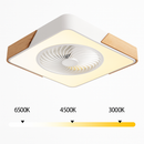 plafonnier led intelligent ventilateur de plafond moderne télécommande design fin