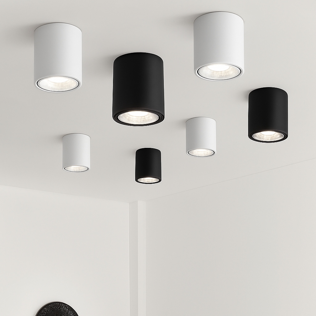 plafonnier led à intensité variable éclairage économique angle ajustable - vue 5 sur 5