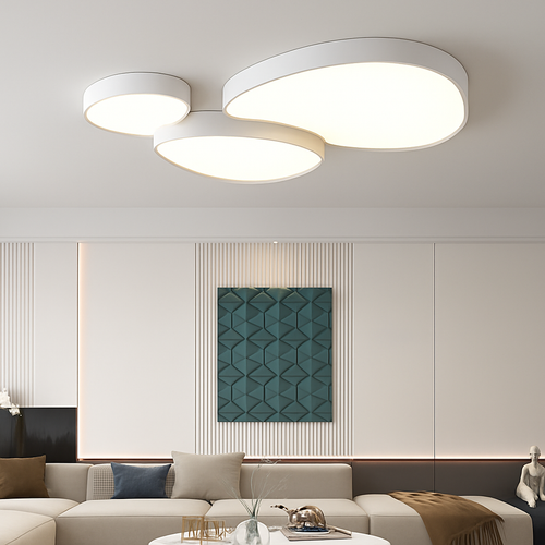 Plafonnier led maison salon nordique - vue 2 sur 11