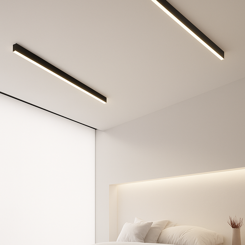 plafonnier led minimaliste ajustable en aluminium - vue 6 sur 15