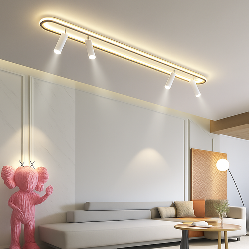 plafonnier led minimaliste art déco pour éclairage intérieur hôtel maison - vue 2 sur 18