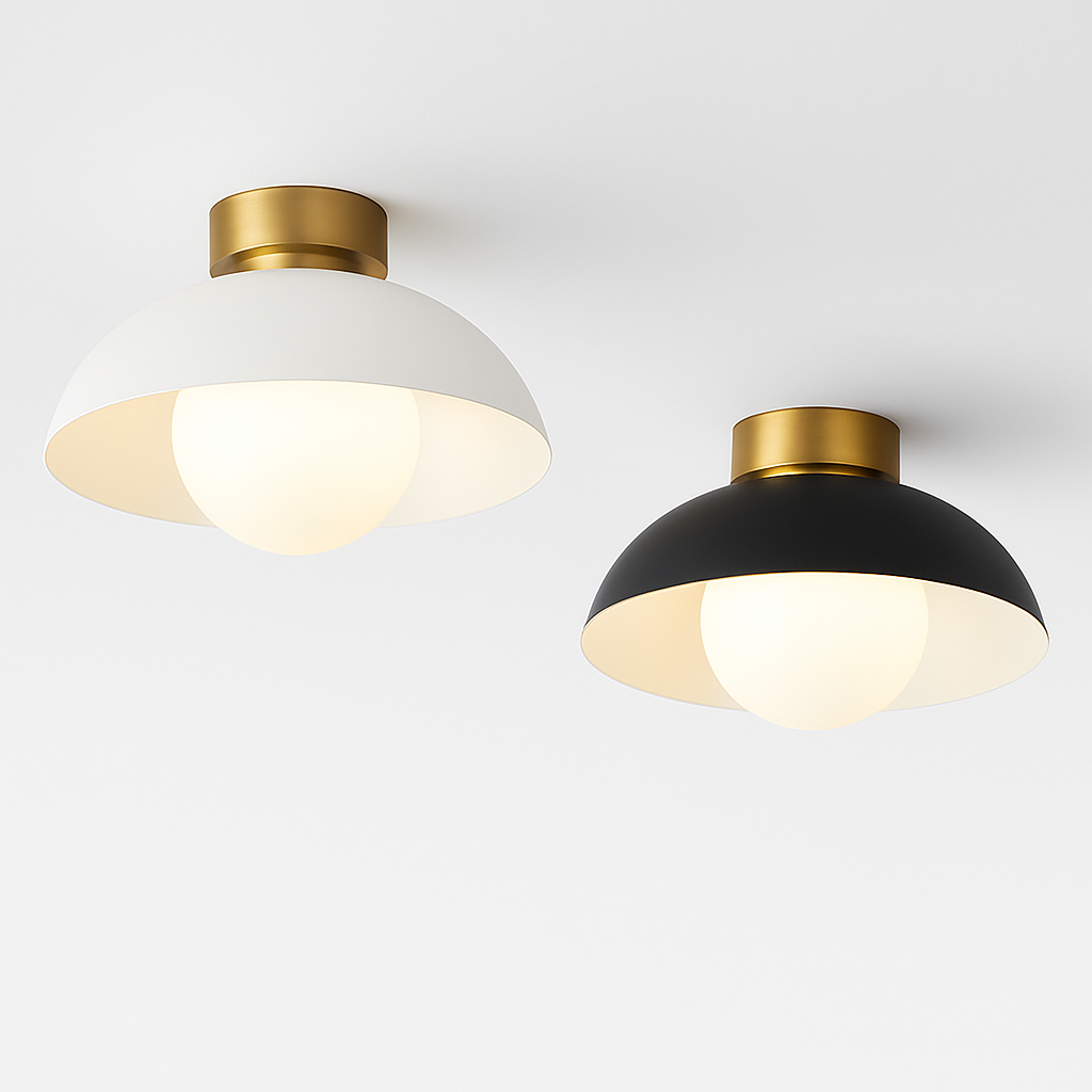 plafonnier led minimaliste en fer pour décoration intérieure