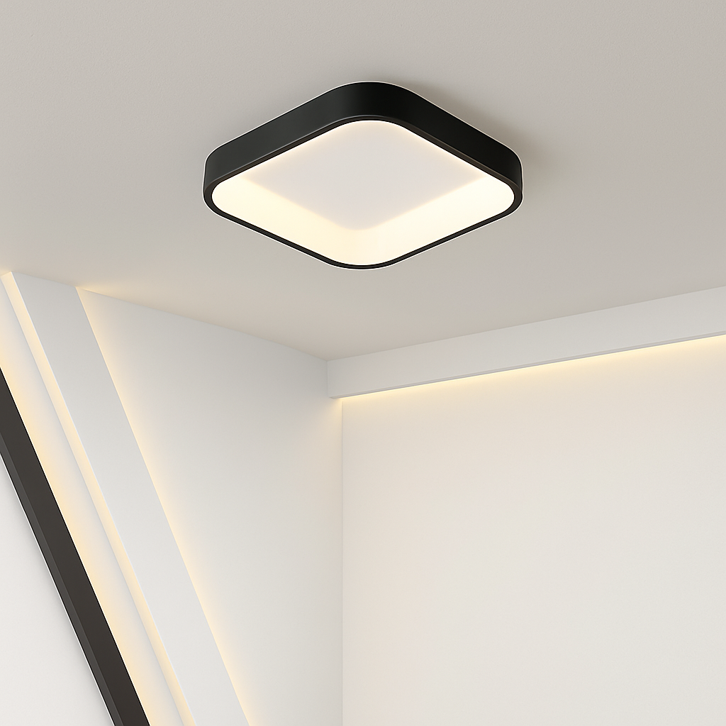 plafonnier led minimaliste moderne pour éclairage intérieur - vue 3 sur 9