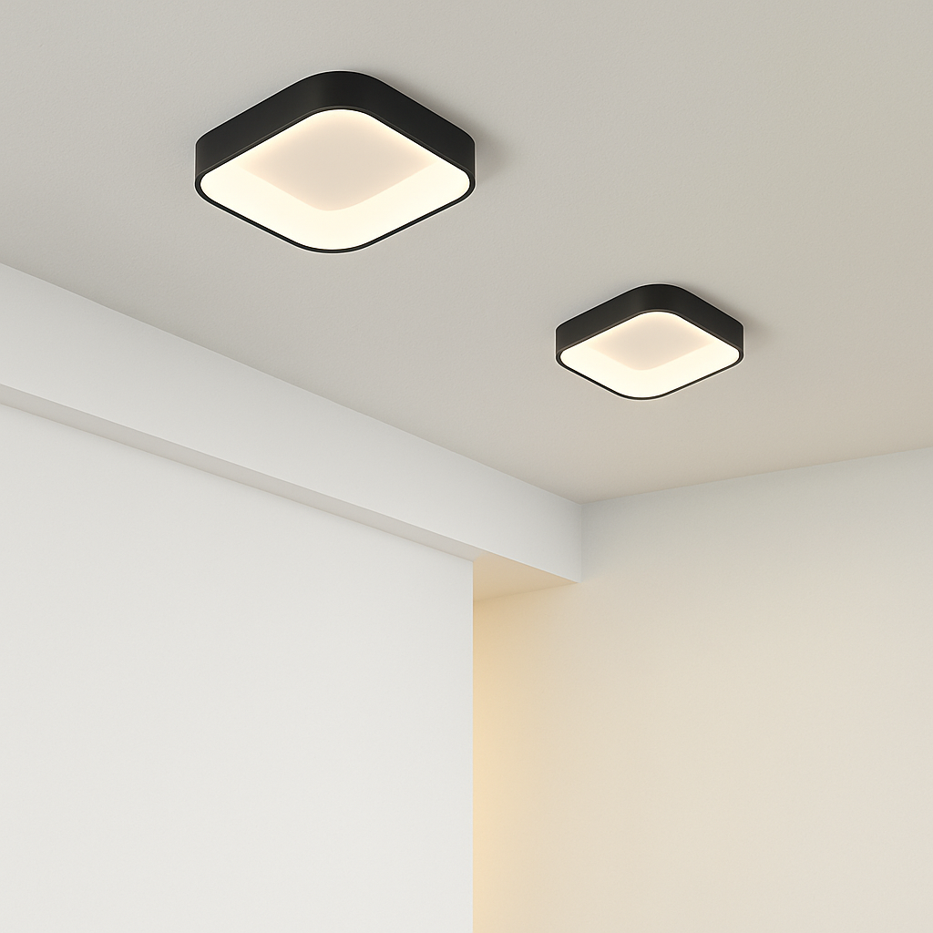 plafonnier led minimaliste moderne pour éclairage intérieur - vue 4 sur 9