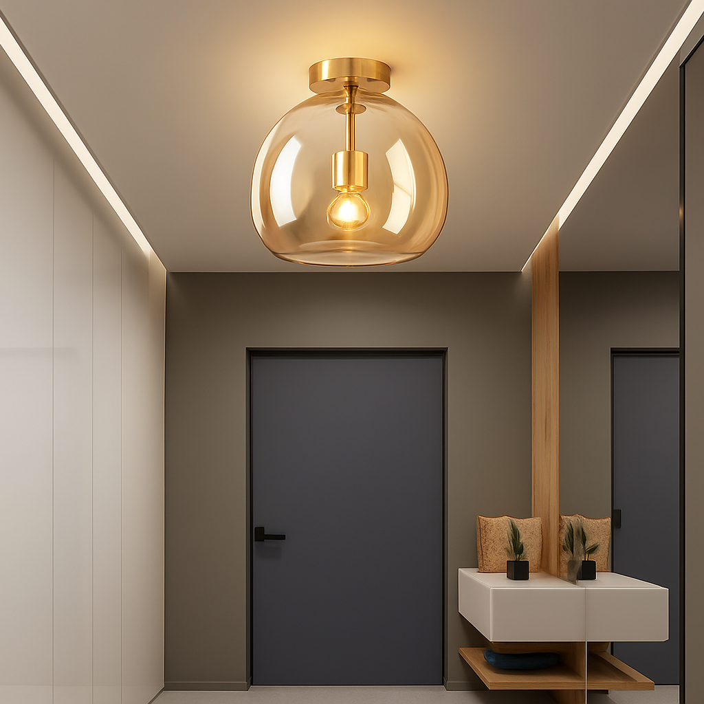 plafonnier led minimaliste moderne texture nordique éclairage créatif