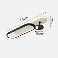 plafonnier led moderne avec projecteur pour décoration intérieure
