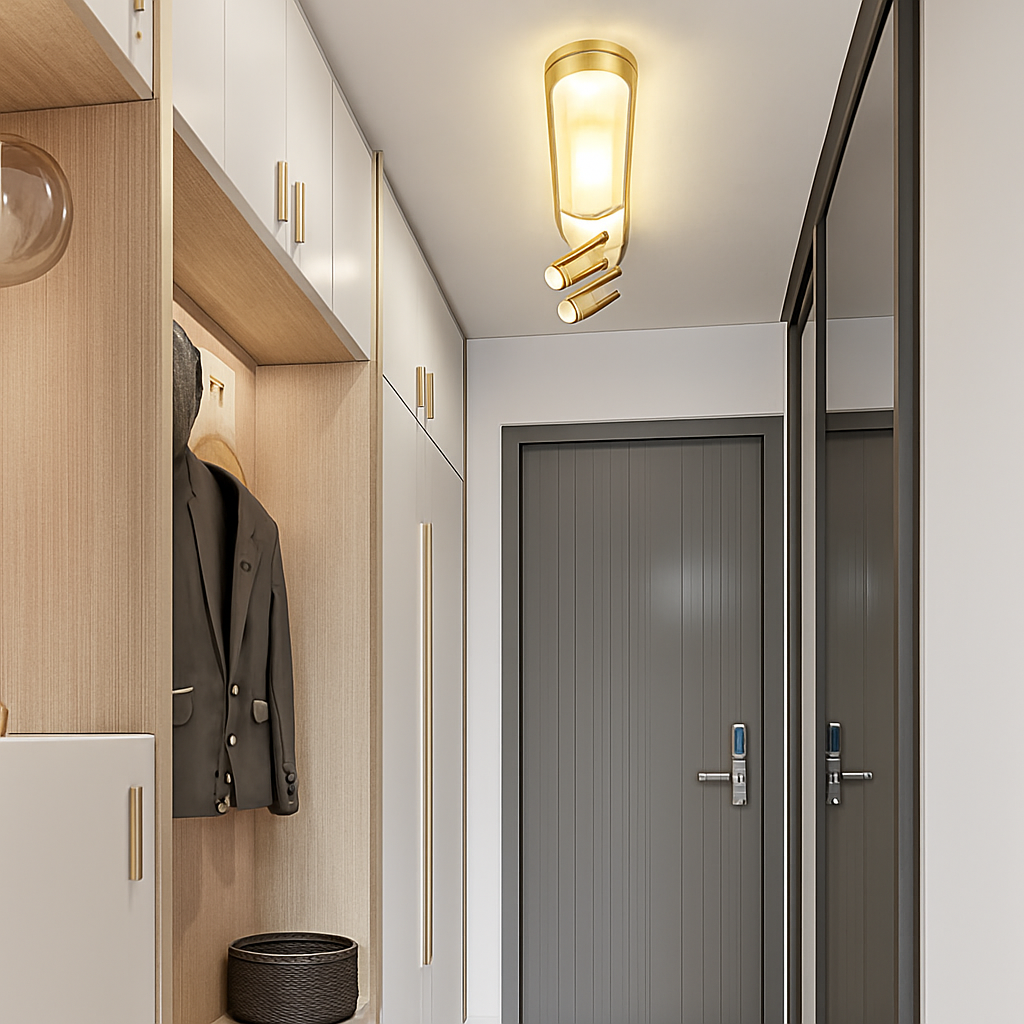 plafonnier led moderne avec projecteur pour décoration intérieure - vue 4 sur 18