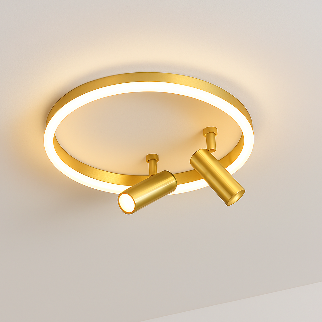 plafonnier led moderne avec projecteur pour décoration intérieure - vue 6 sur 18