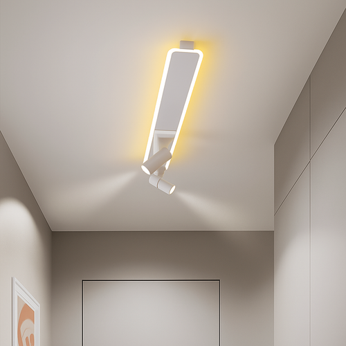 plafonnier led moderne avec projecteur pour intérieur décoratif - vue 6 sur 14