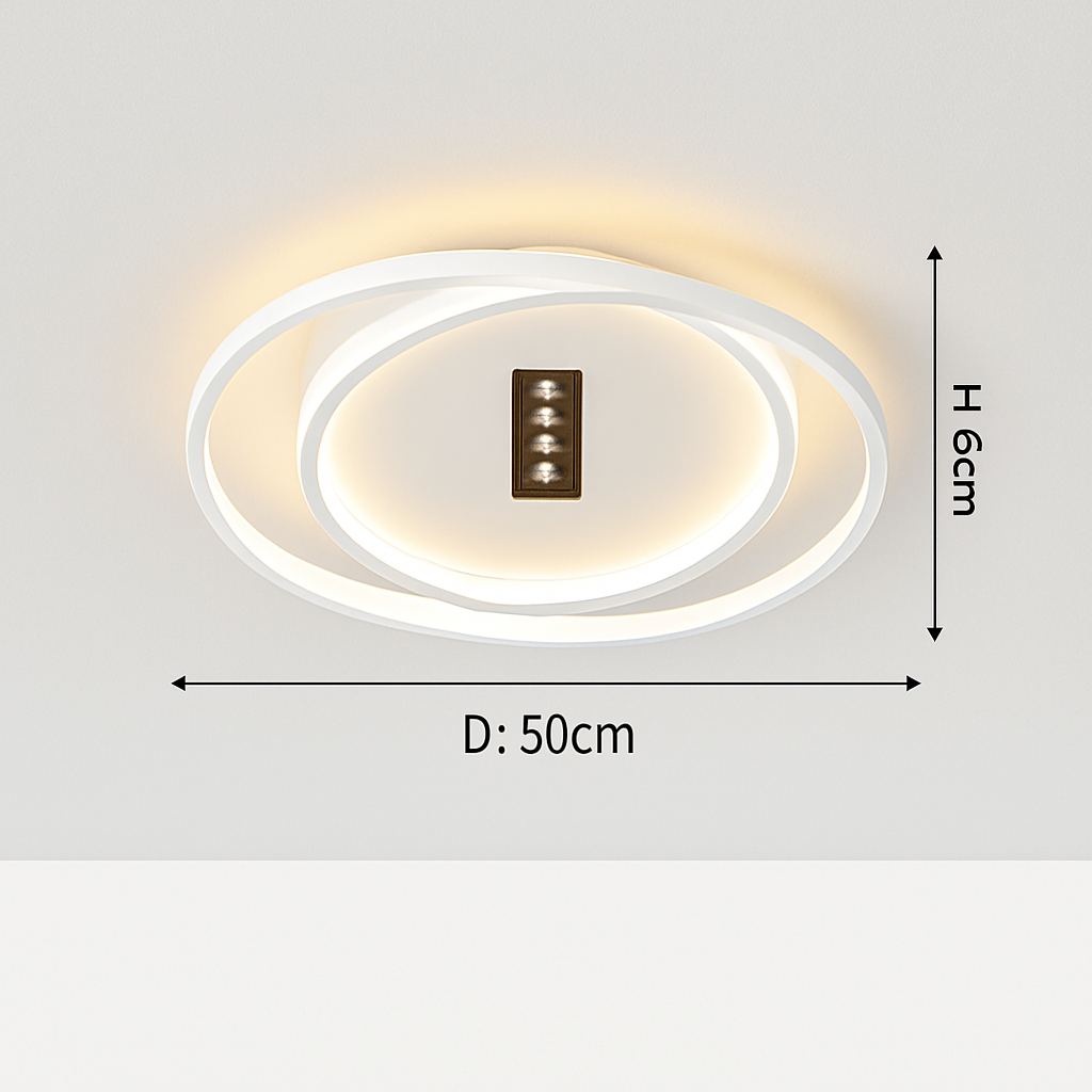 plafonnier led moderne design créatif pour intérieur minimaliste - vue 12 sur 12
