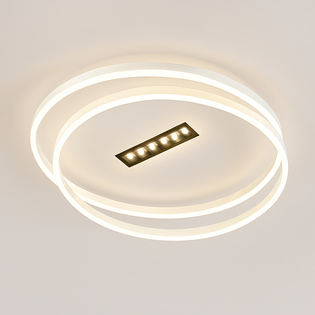 plafonnier led moderne design créatif pour intérieur minimaliste - vue 4 sur 12
