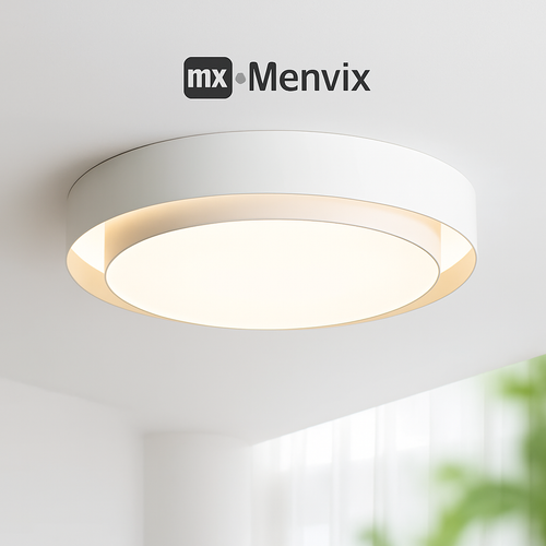 plafonnier led moderne design intérieur lumineux avec intensité variable - vue 5 sur 14