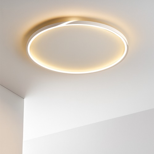 Plafonnier led moderne effet météore luminaire intérieur - vue 3 sur 21