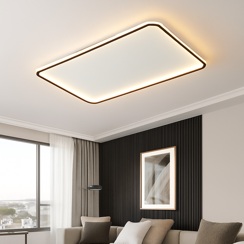 Plafonnier led moderne effet météore luminaire intérieur - vue 7 sur 21