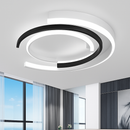 Plafonnier LED moderne en arc de cercles