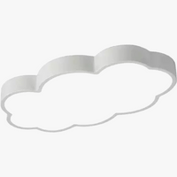 plafonnier led moderne en forme de nuage pour décoration intérieure