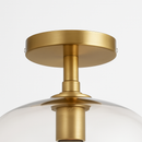 plafonnier led moderne en verre pour éclairage intérieur élégant