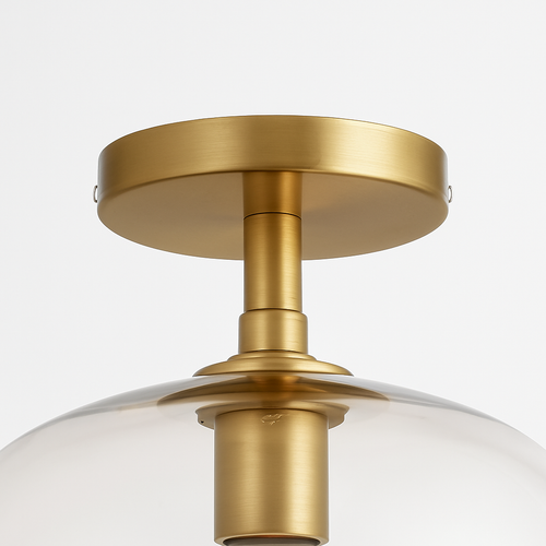 plafonnier led moderne en verre pour éclairage intérieur élégant - vue 6 sur 10