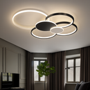 plafonnier led moderne à intensité variable avec télécommande