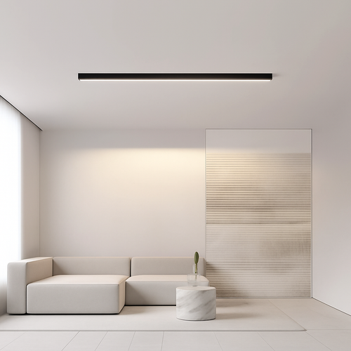 plafonnier led moderne à intensité variable pour espaces divers - vue 3 sur 15
