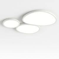 plafonnier led moderne à intensité variable pour intérieur décoratif