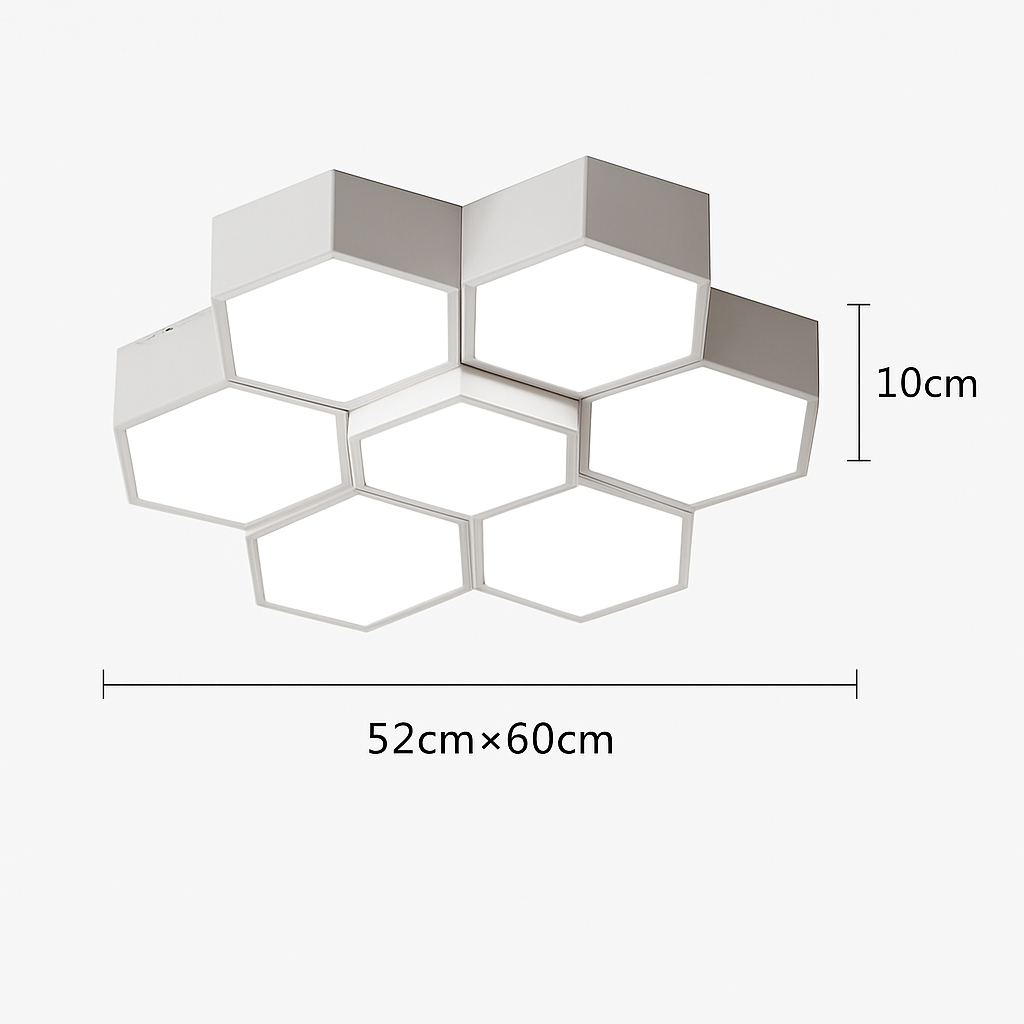 plafonnier led moderne à intensité variable pour intérieur décoratif - vue 17 sur 17