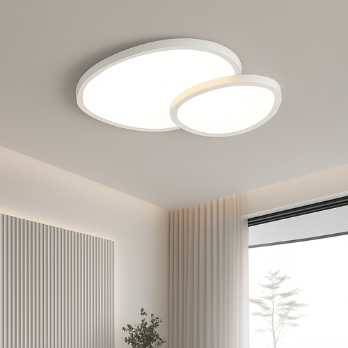 plafonnier led moderne à intensité variable pour intérieur décoratif - vue 4 sur 11