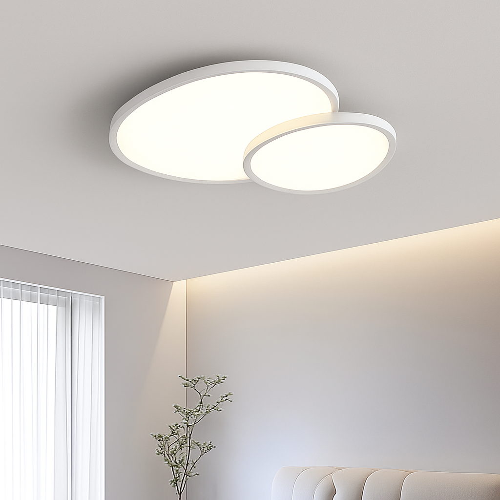 plafonnier led moderne à intensité variable pour intérieur décoratif - vue 5 sur 11