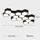 plafonnier led moderne à intensité variable pour intérieur décoratif