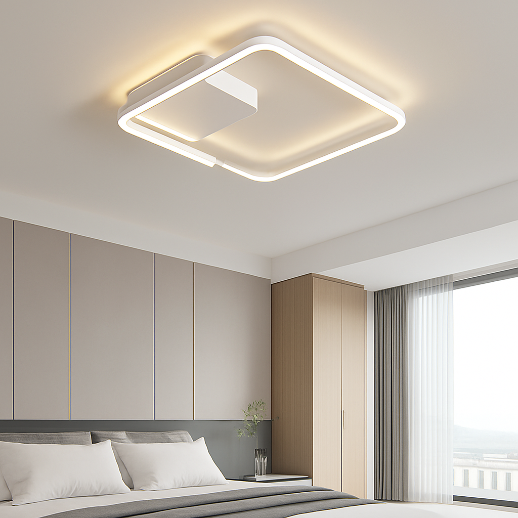 plafonnier led moderne à intensité variable pour intérieur minimaliste - vue 5 sur 10