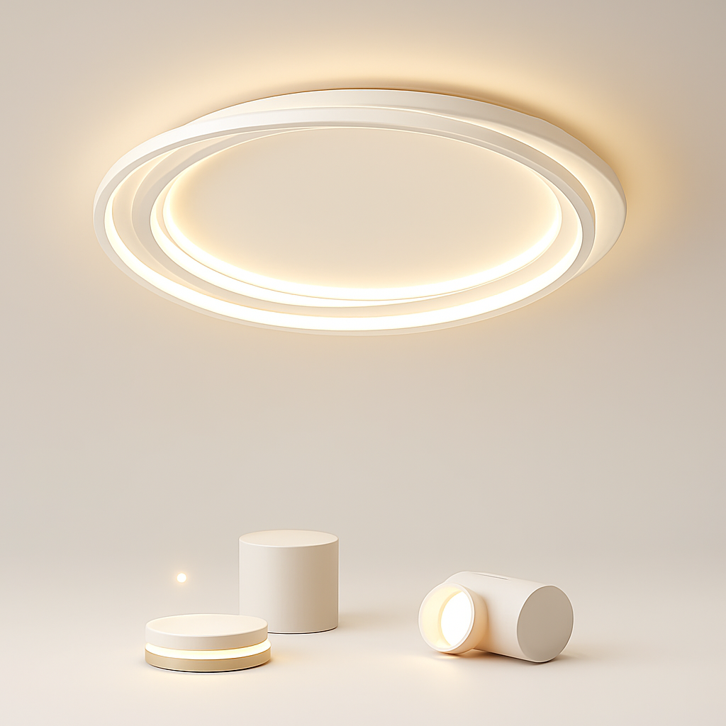 plafonnier led moderne élégant pour décoration intérieure lumineuse - vue 3 sur 16