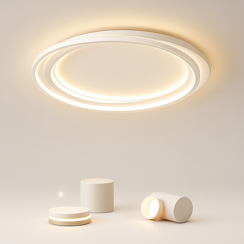 plafonnier led moderne élégant pour décoration intérieure lumineuse - vue 3 sur 16