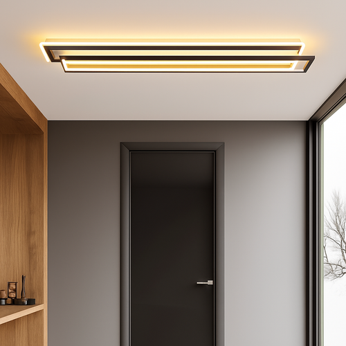 plafonnier led moderne longue bande pour éclairage général - vue 2 sur 16