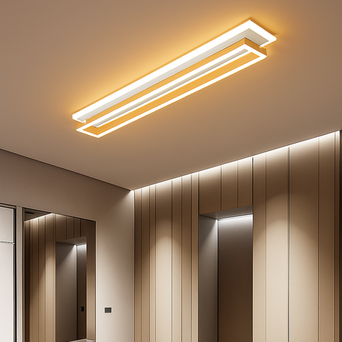 plafonnier led moderne longue bande pour éclairage général - vue 3 sur 16
