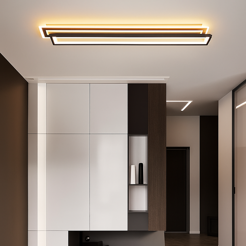plafonnier led moderne longue bande pour éclairage général - vue 4 sur 16