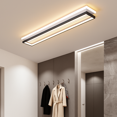 plafonnier led moderne longue bande pour éclairage général - vue 6 sur 16