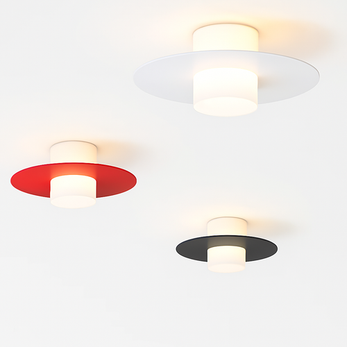 plafonnier led moderne pour allée couloir et salon - vue 2 sur 9