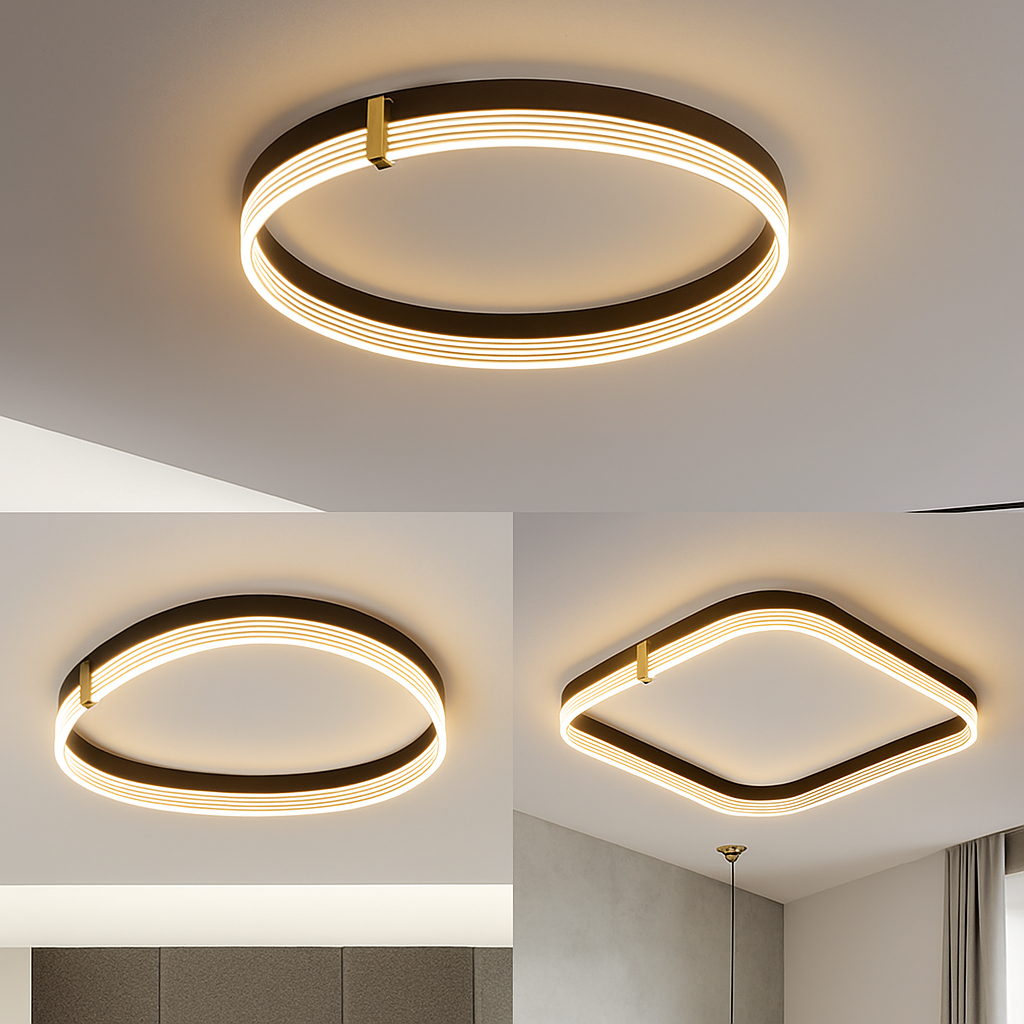 plafonnier led moderne pour décoration d'intérieur élégante - vue 4 sur 21