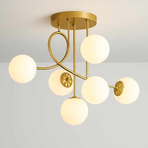 plafonnier led moderne pour intérieur éclairage design élégant - vue 12 sur 12