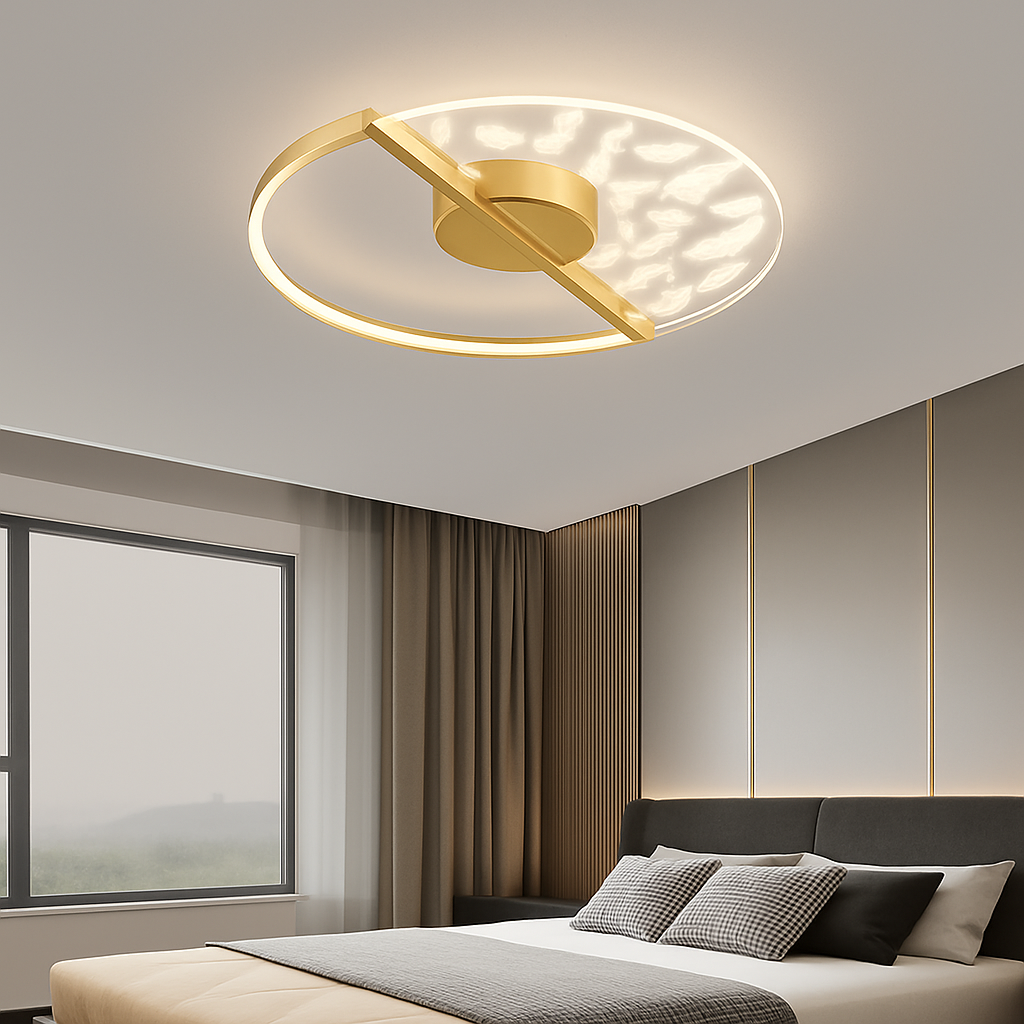 plafonnier led moderne pour intérieur décoratif luminaire - vue 5 sur 10